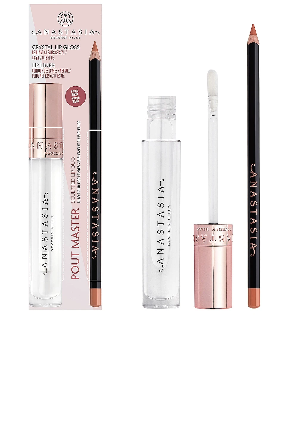 Anastasia Beverly Hills Pout Master Lip Duo Warm Taupe