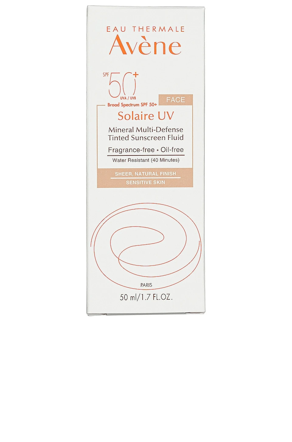 Avène Solaire UV Mineral Multi-Defense Tinted Sunscreen Fluid SPF 50 - Image 2