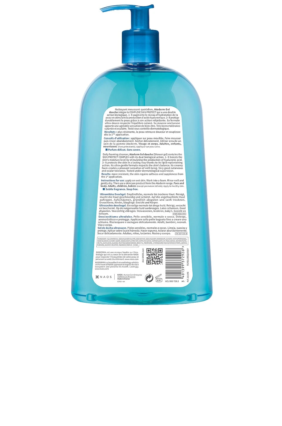 Bioderma Atoderm Gentle Shower Gel 500ml - Image 2