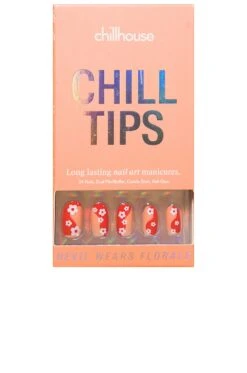 Devil Wears Florals Chill Tips Press-On Nails Devil Wears Florals