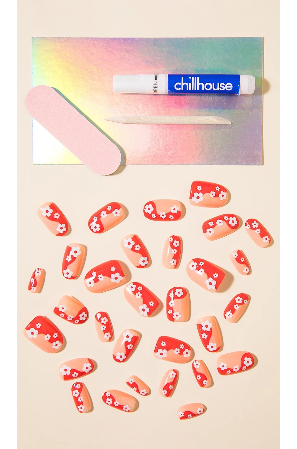 Devil Wears Florals Chill Tips Press-On Nails Devil Wears Florals - Image 3