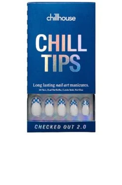 Checked Out 2.0 Chill Tips Press-On Nails