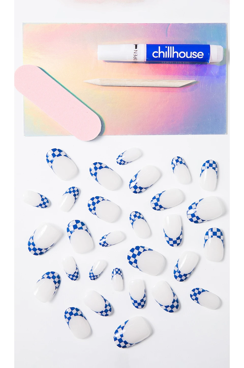 Checked Out 2.0 Chill Tips Press-On Nails - Image 3