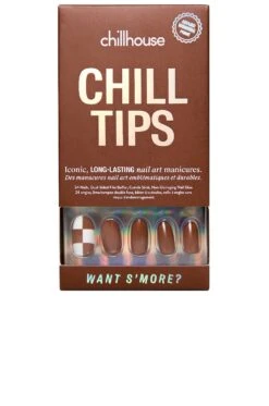 Chill Tips Press-on Nails Want S'more