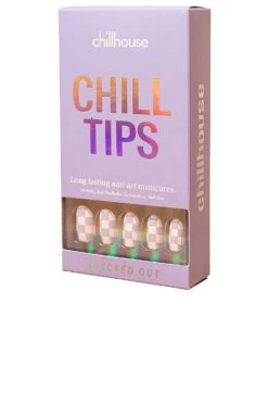 Checked Out Chill Tips Press-On Nails Checked Out