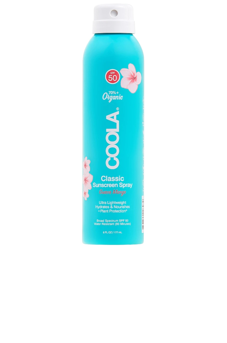 Coola Classic Body Organic Sunscreen Spray SPF 50 Guava Mango