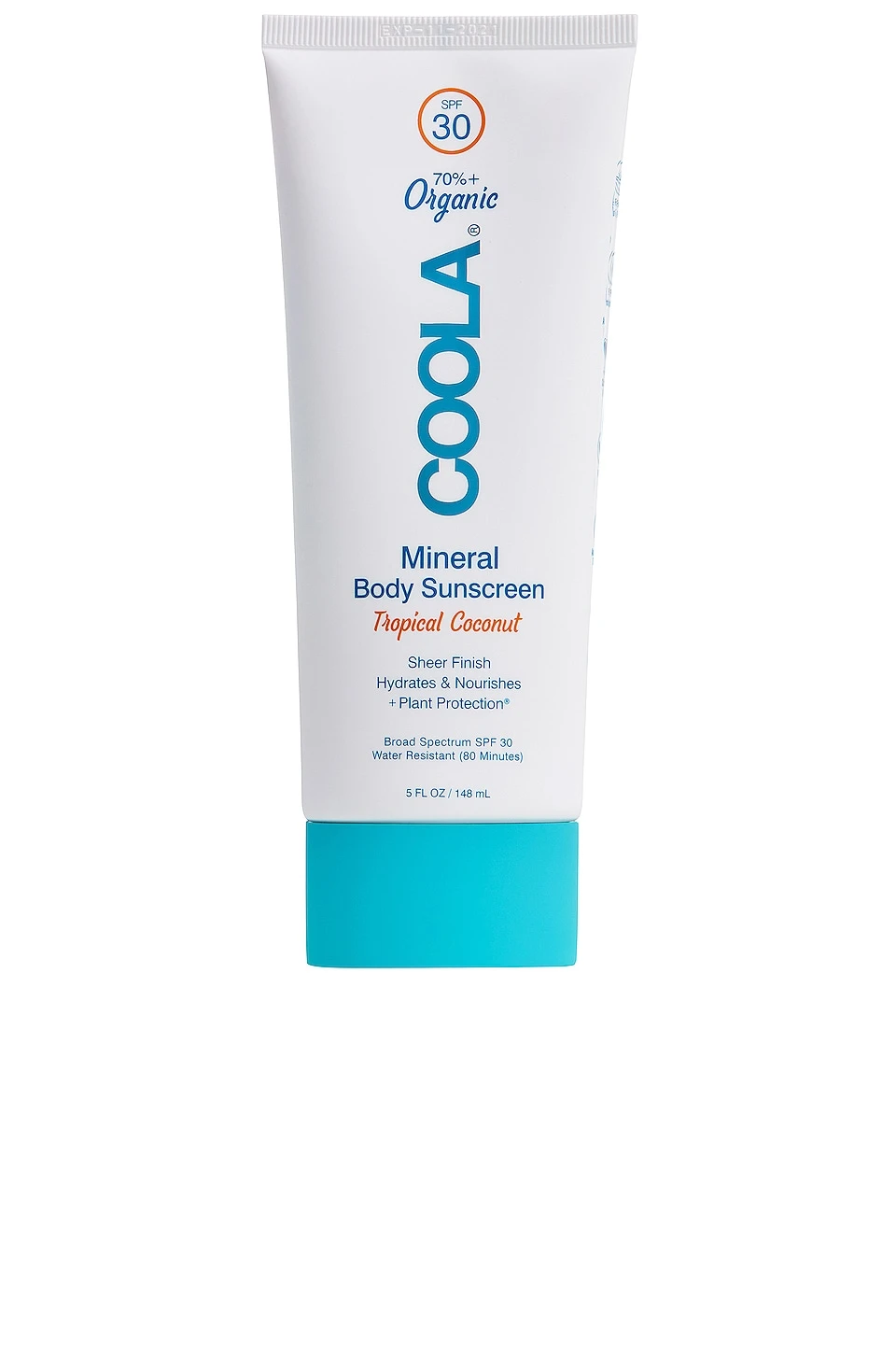 Coola Mineral Body Organic Sunscreen Lotion SPF 30 Tropical Coconut