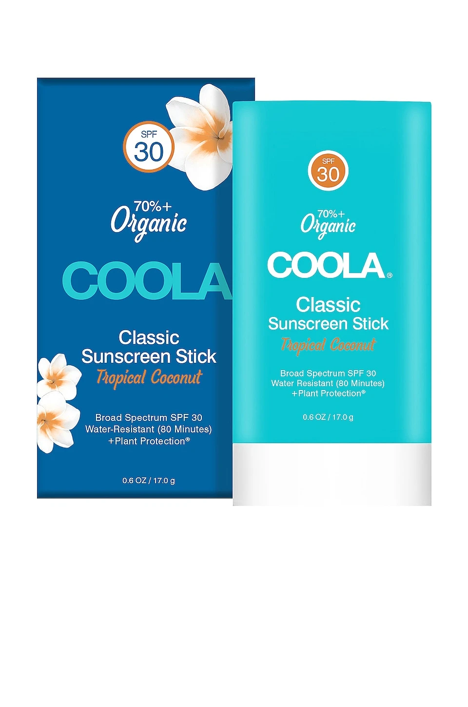 Coola Classic Sunscreen Face + Body Stick SPF 30 Tropical Coconut - Image 2