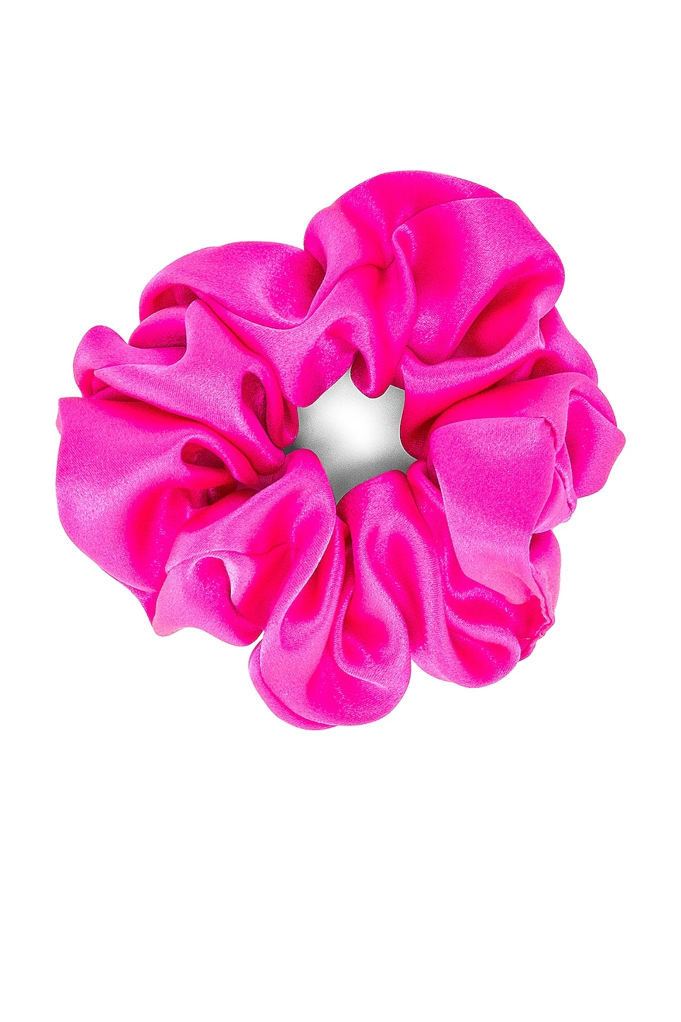 Silk Scrunchie Electric Magenta - Image 2