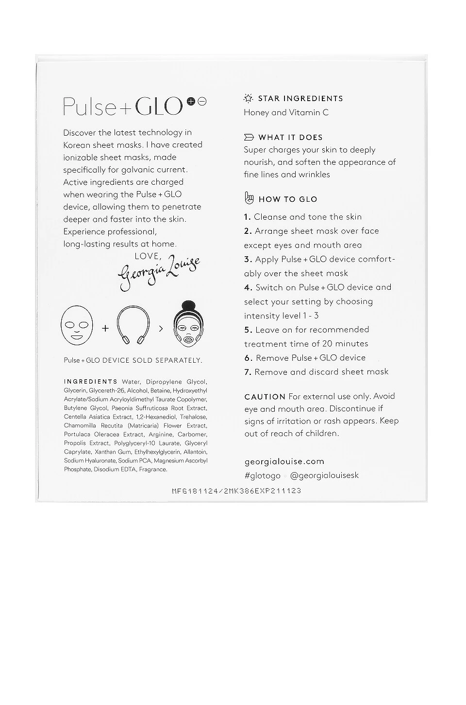 Pulse+GLO Honey Mask 10 Pack - Image 3