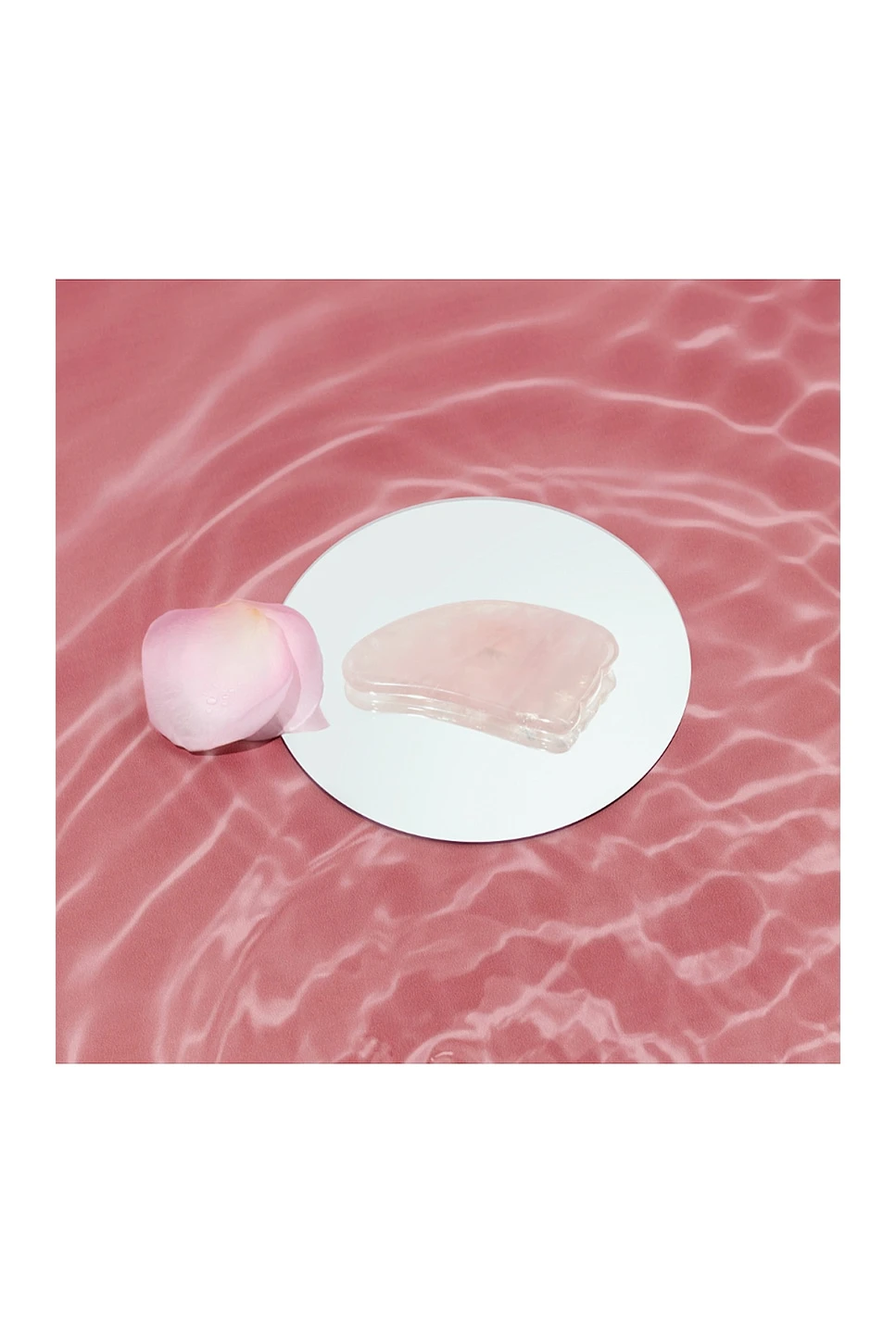 Rose Quartz Facial Massage Plate - Image 2