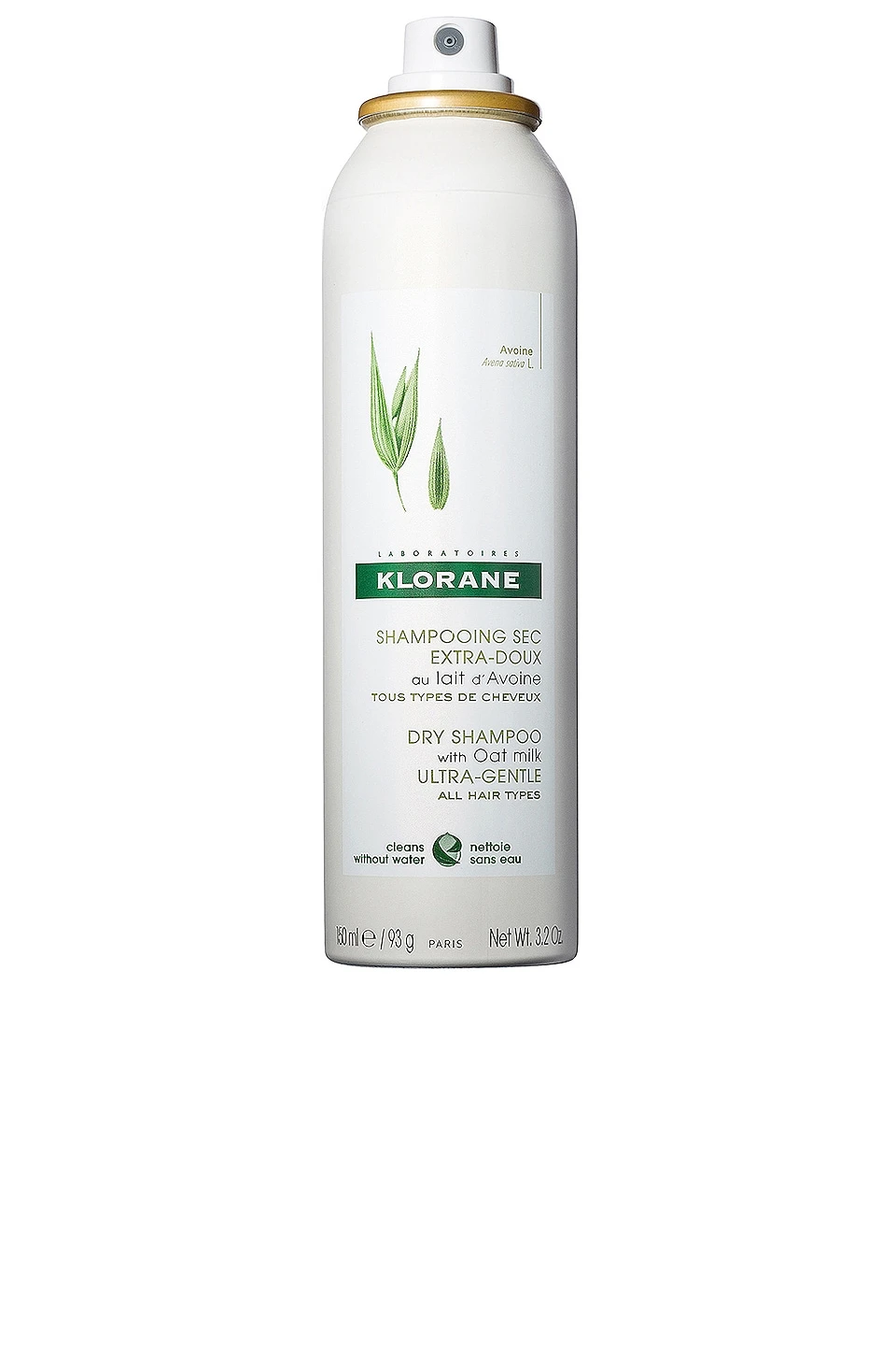 Klorane Aerosol Dry Shampoo With Oat Milk