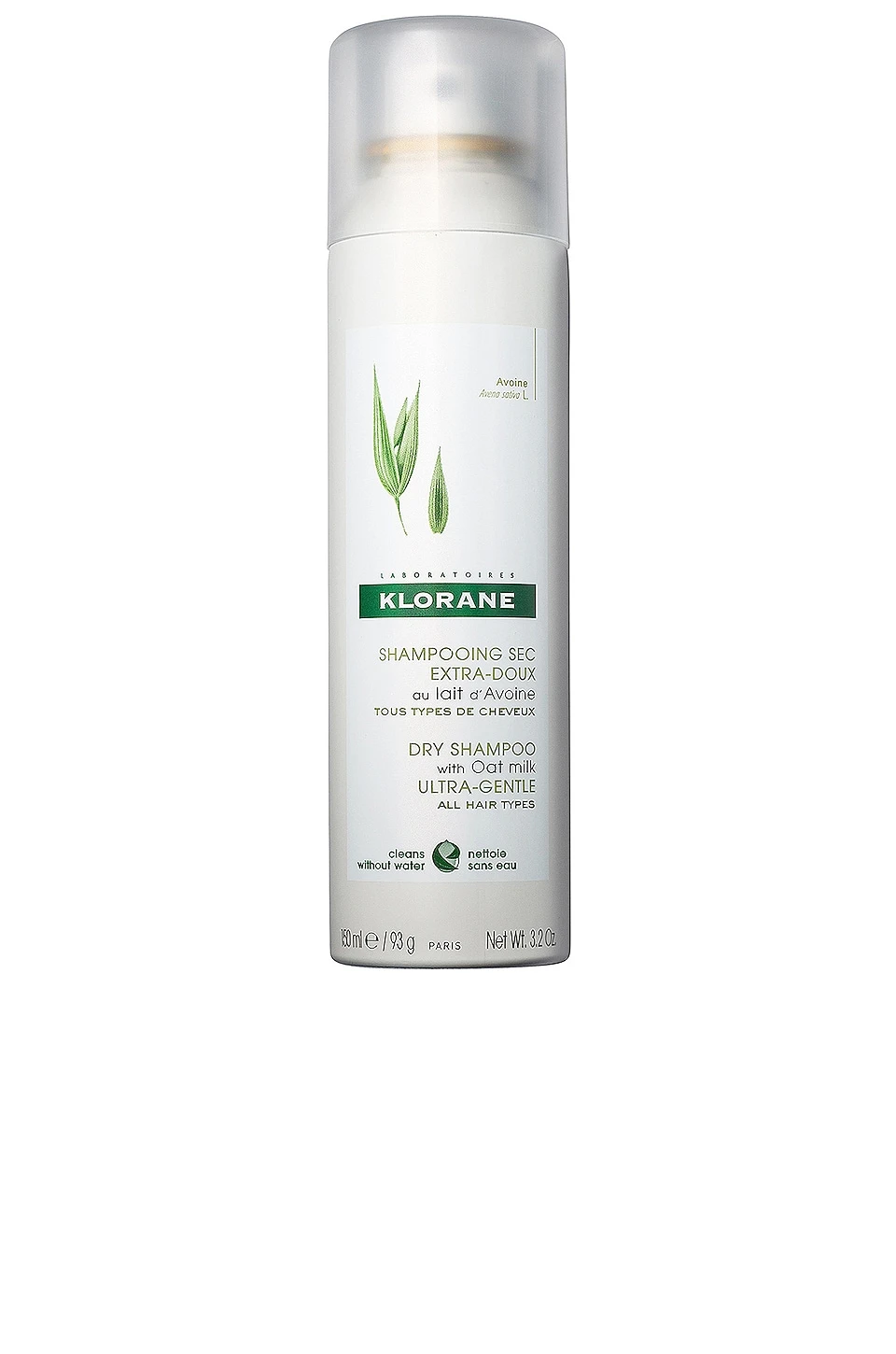 Klorane Aerosol Dry Shampoo With Oat Milk - Image 2