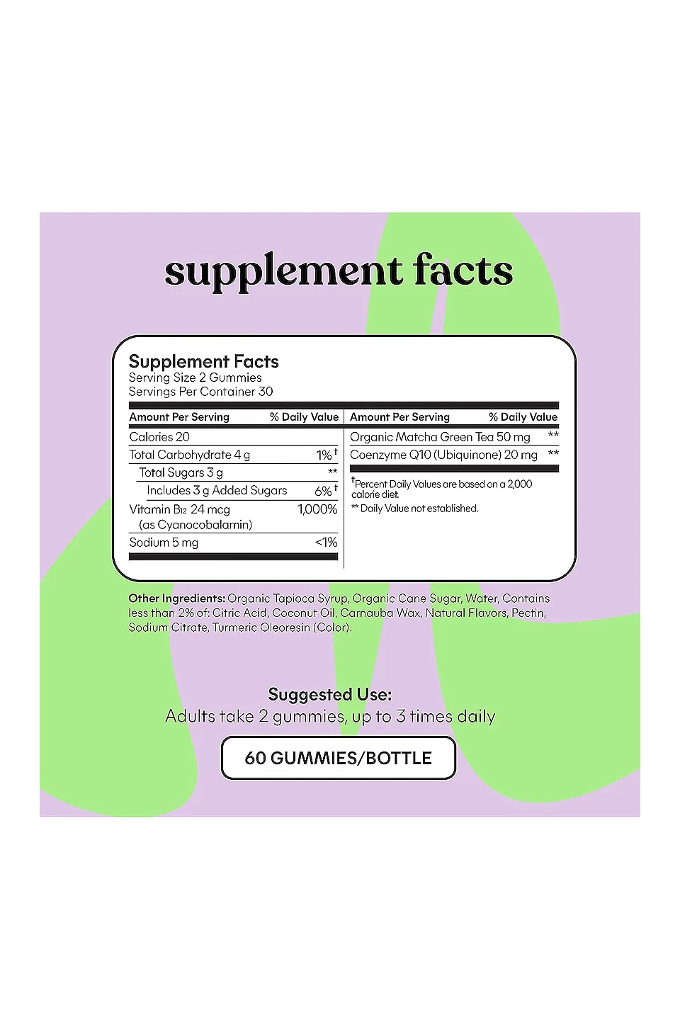 Matcha, Energy B12 Gummies - Image 3