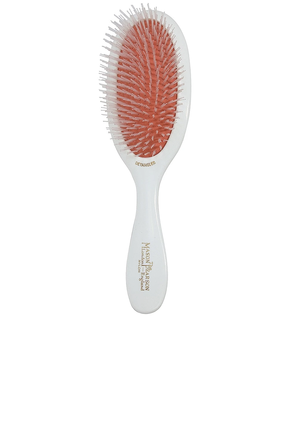 Detangler All Nylon Hair Brush Ivory White