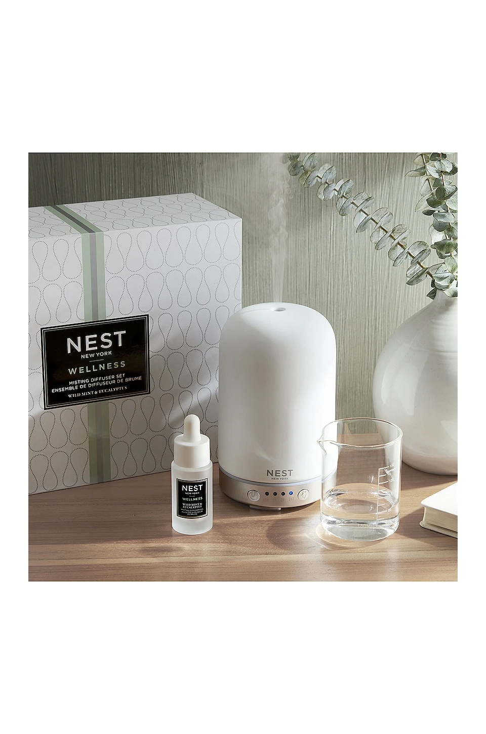Wild Mint & Eucalyptus Misting Diffuser Set Wild Mint & Eucalyptus - Image 2