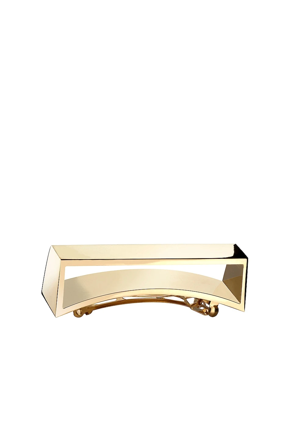 Oribe Geometric Gold Plated Metal Barrette - Image 2