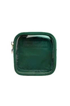 Clear Mini Pouch Emerald