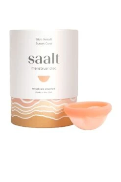 Small Menstrual Disc Sunset Coral