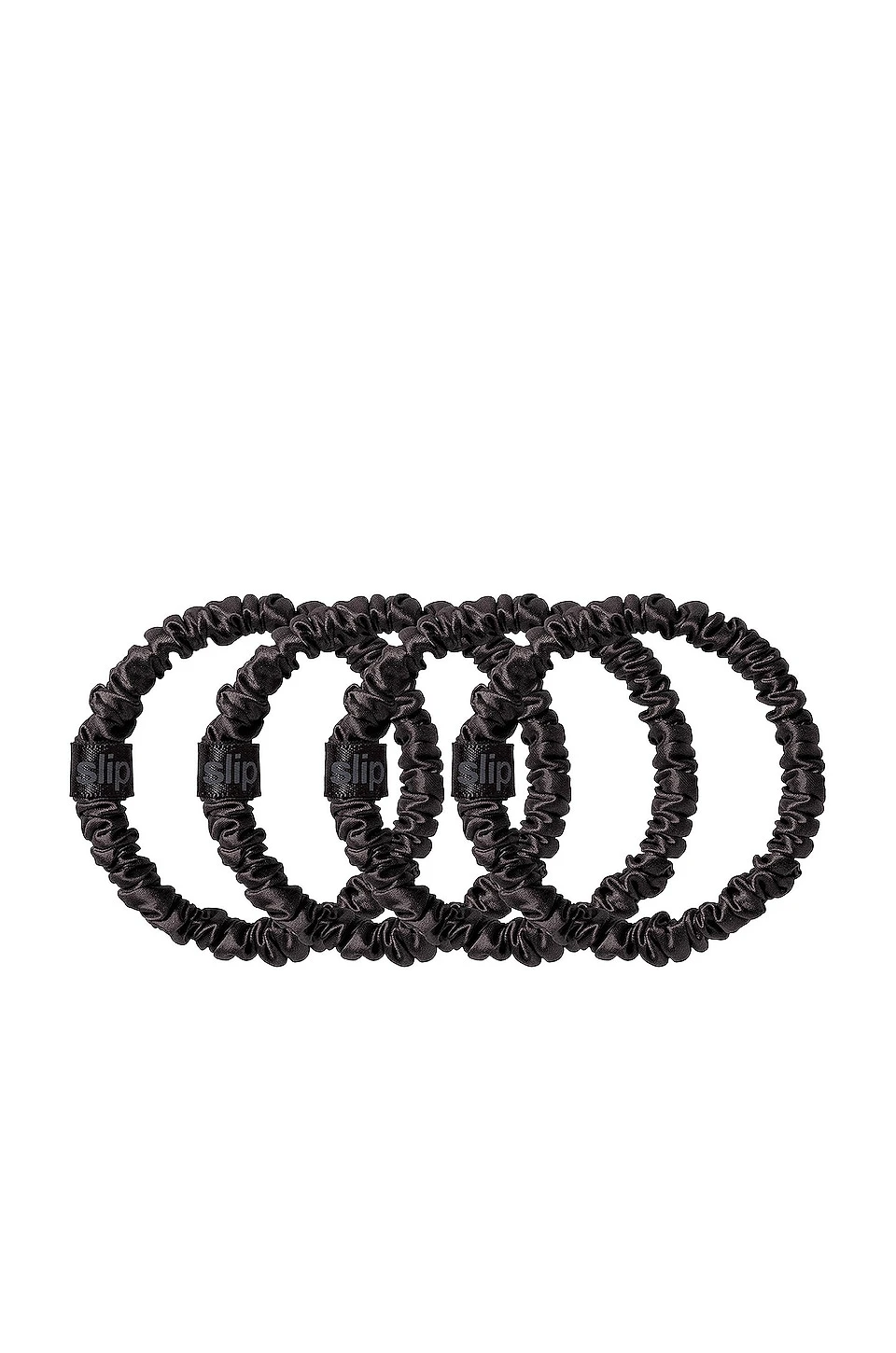 Slip Skinny Scrunchies 4 Pack In Light Brown Light Brown - Image 5