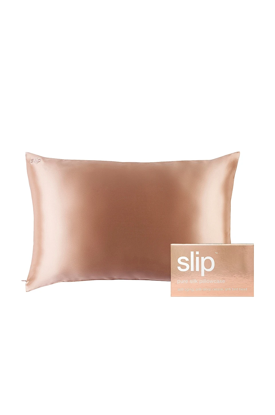 Slip Queen/Standard Pure Silk Pillow Case Rose Gold