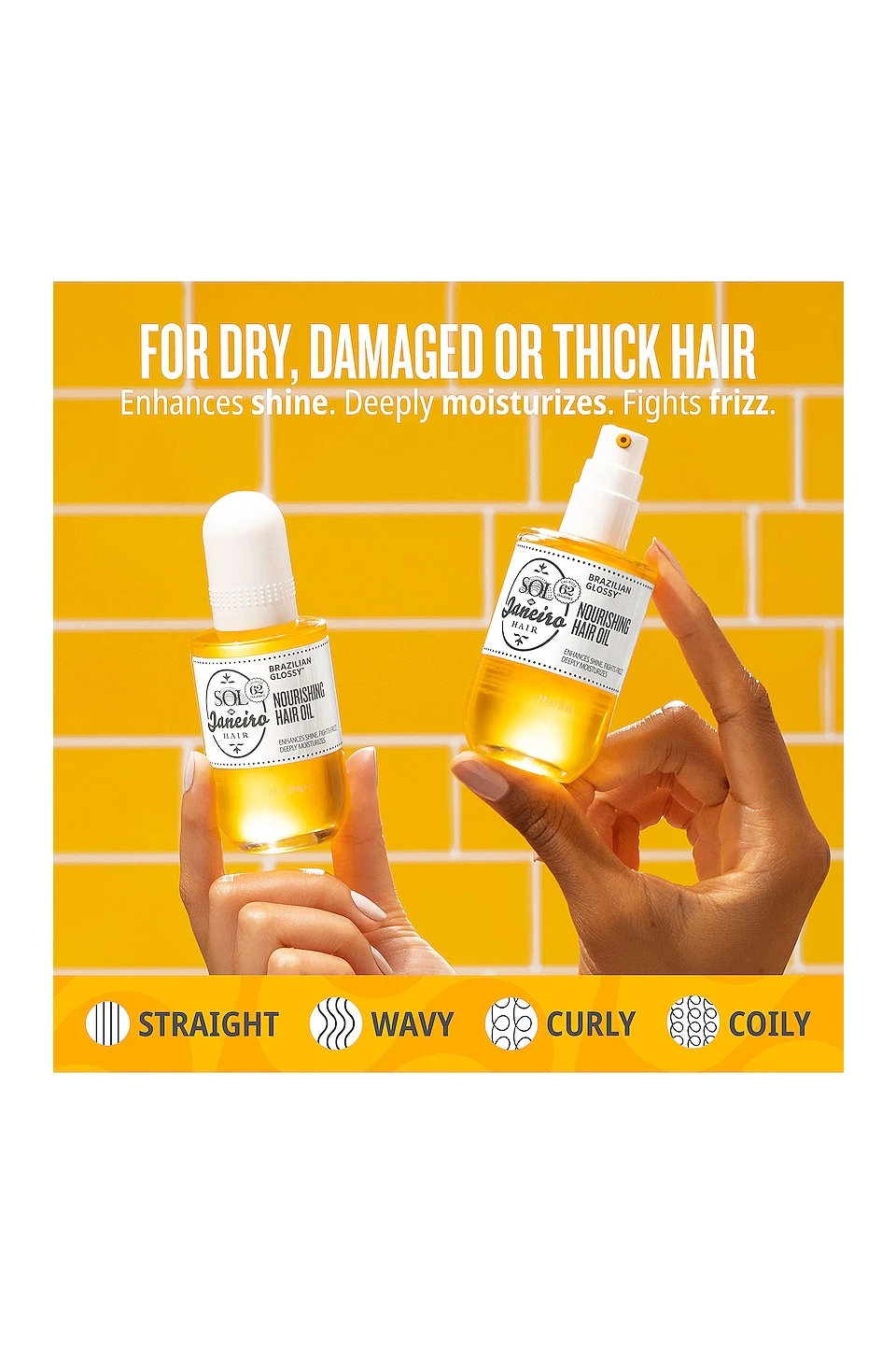 ACEITE PARA CABELLO BRAZILIAN GLOSSY NOURISHING HAIR OIL - Image 4