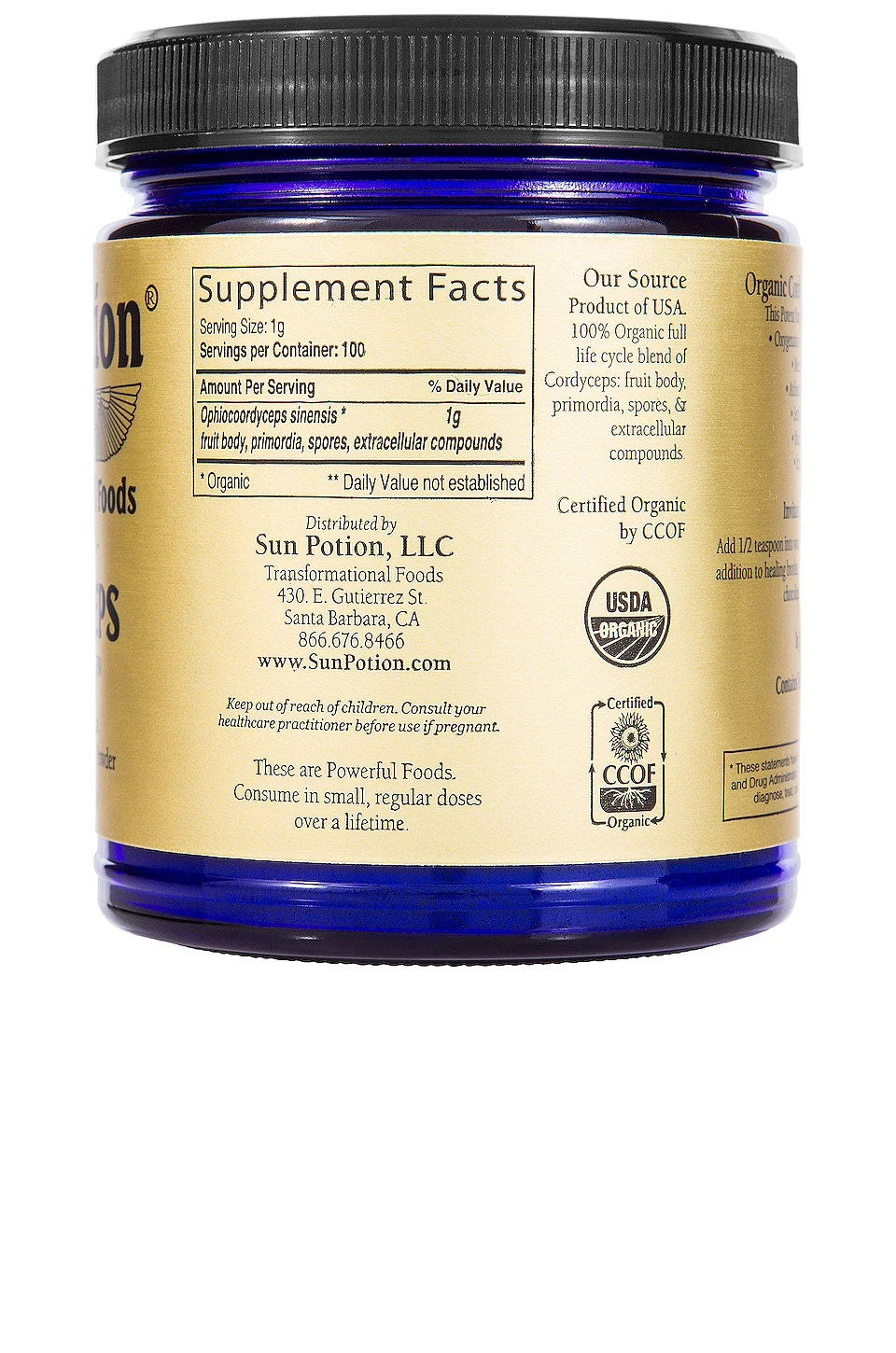 Cordyceps Active Adaptogen Mushroom Powder - Image 2