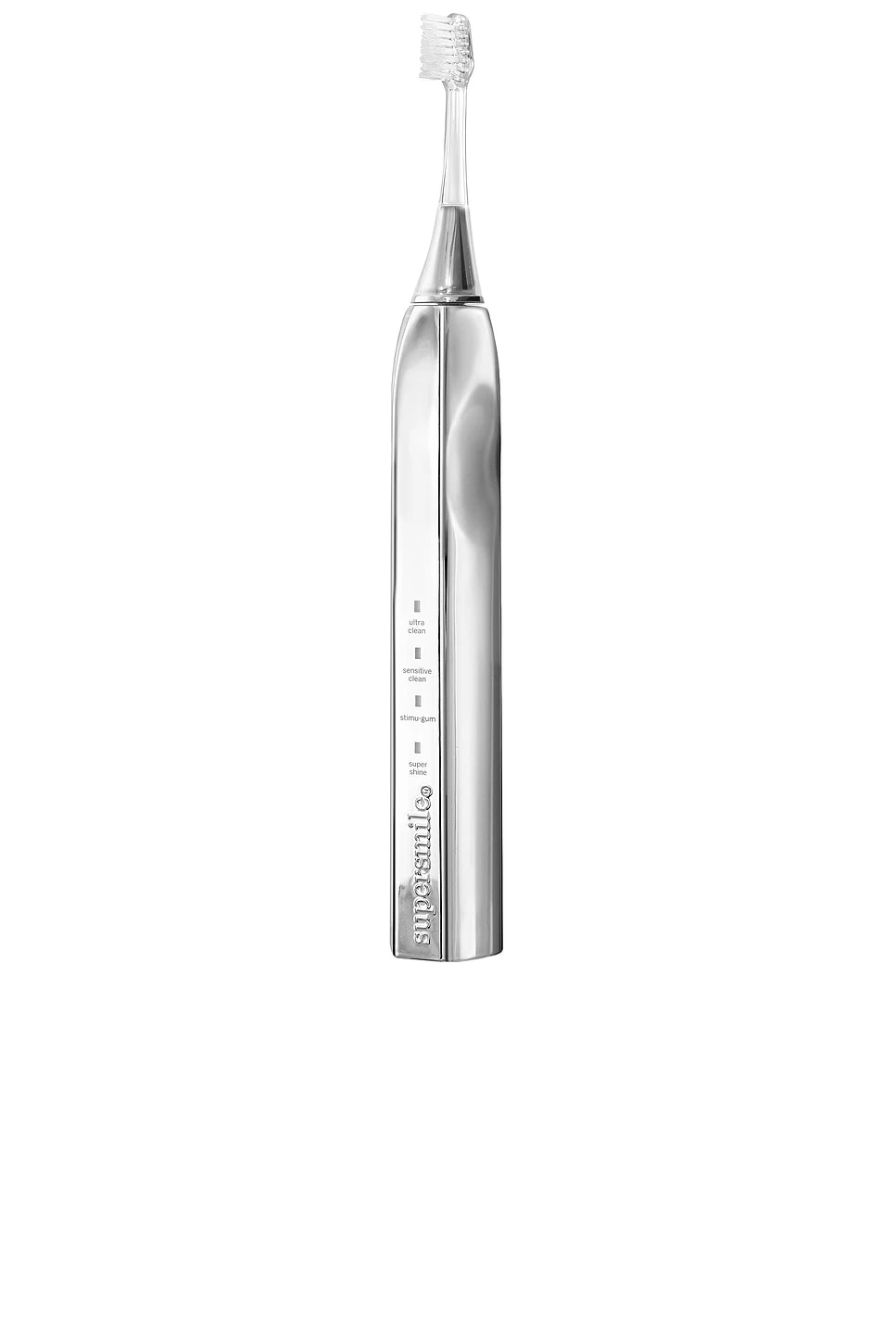 Zina45 Sonic Pulse Toothbrush With Case Chrome Silver