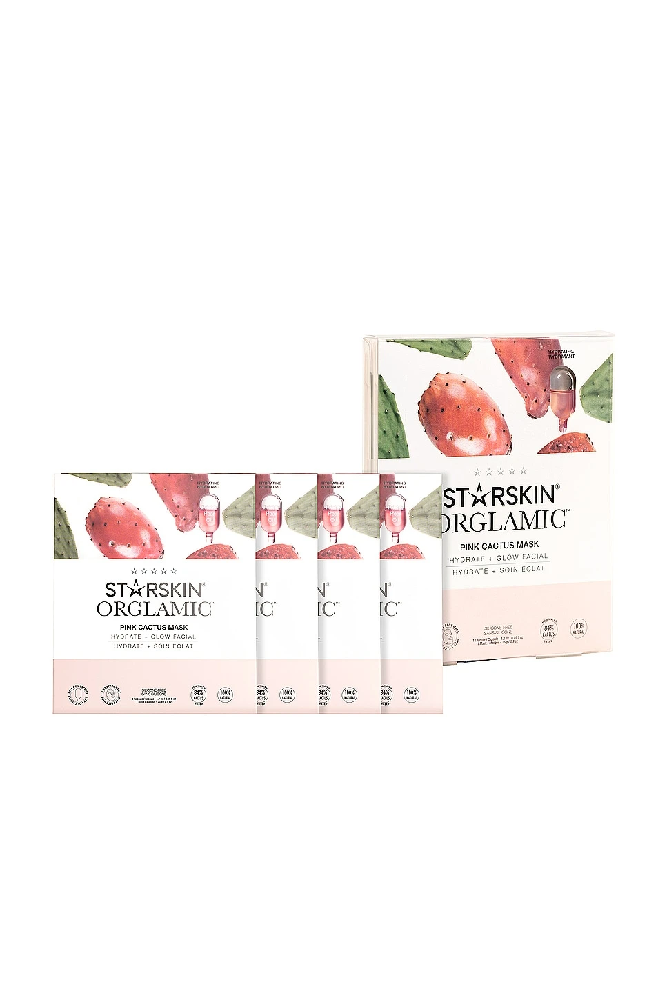 Pink Cactus Sheet Mask Value Pack