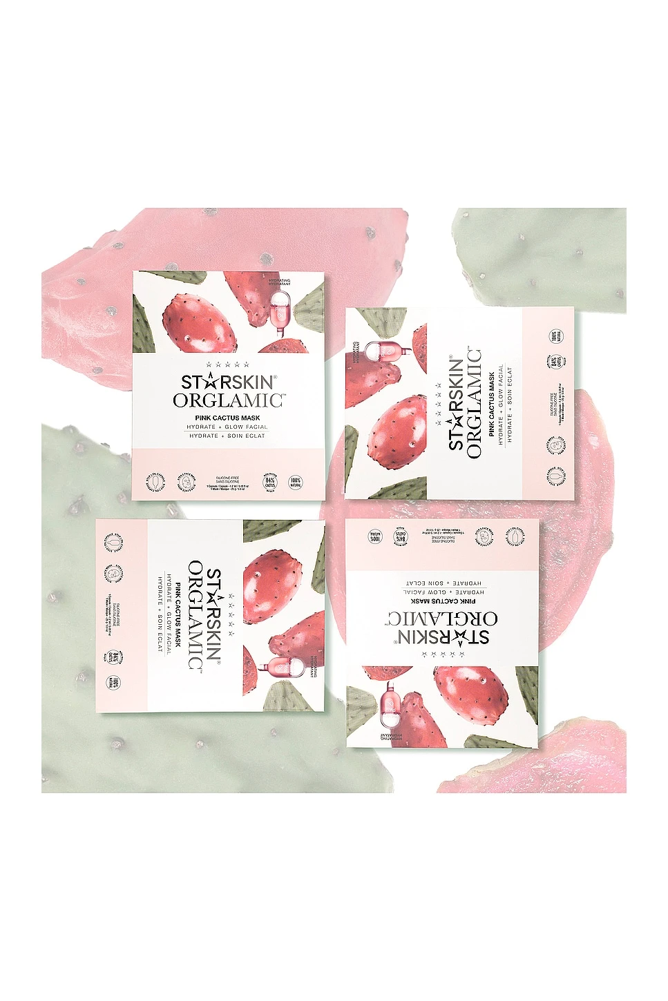 Pink Cactus Sheet Mask Value Pack - Image 2