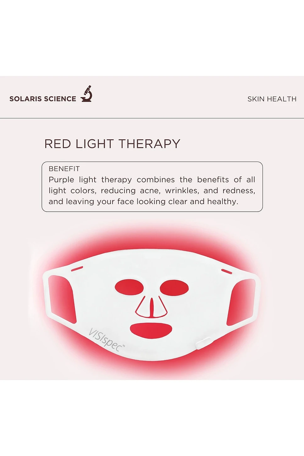 VISIspec LED Face Mask 4 Color Therapy - Image 4