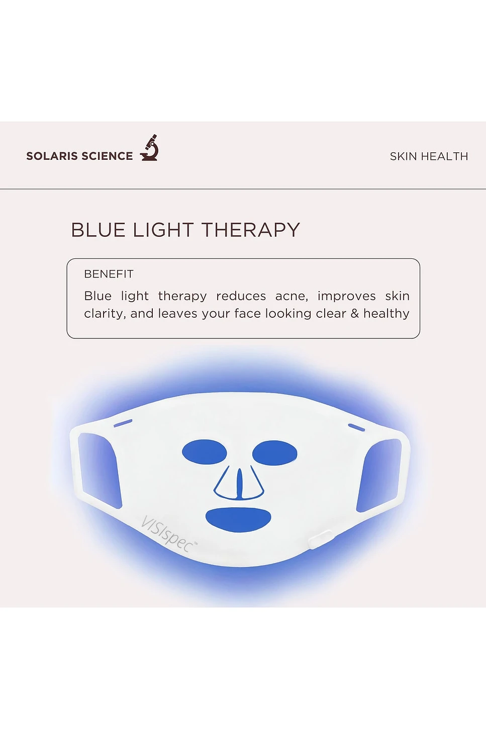 VISIspec LED Face Mask 4 Color Therapy - Image 5