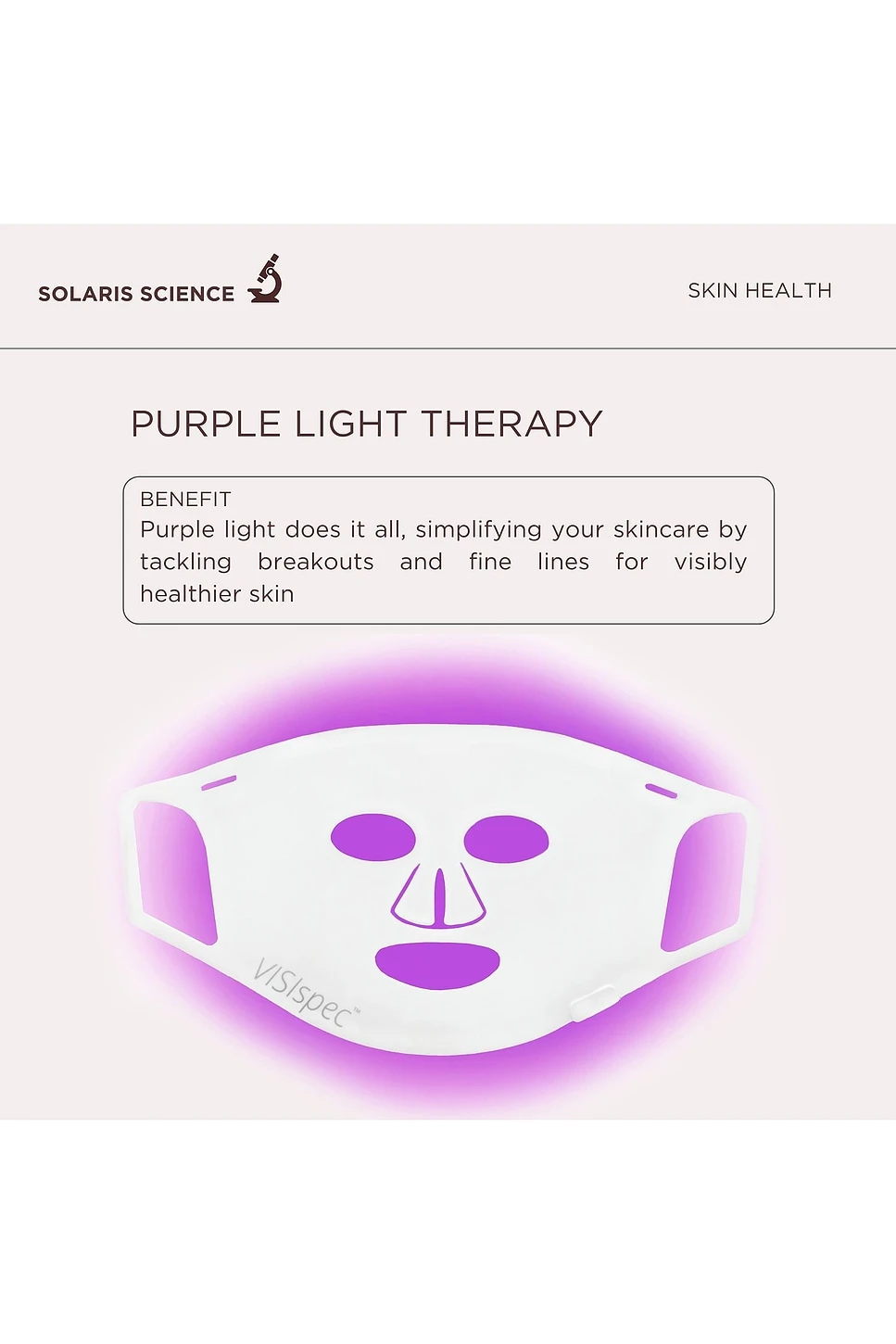 VISIspec LED Face Mask 4 Color Therapy - Image 7