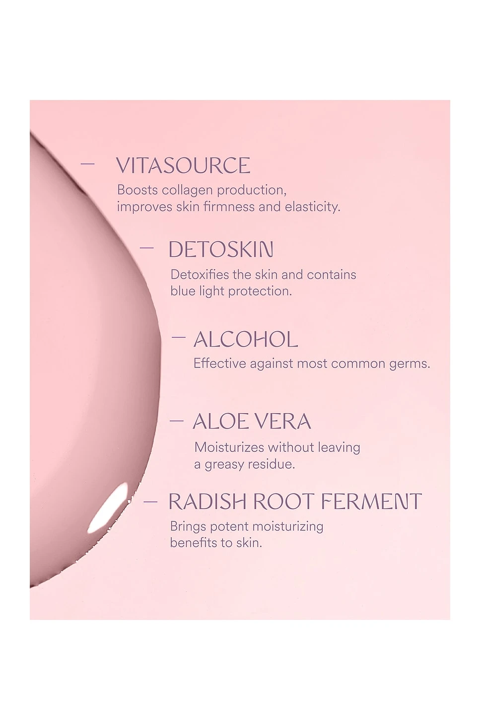 Glow Mist Rejuvenating Hand Sanitizer Rosewater - Image 2