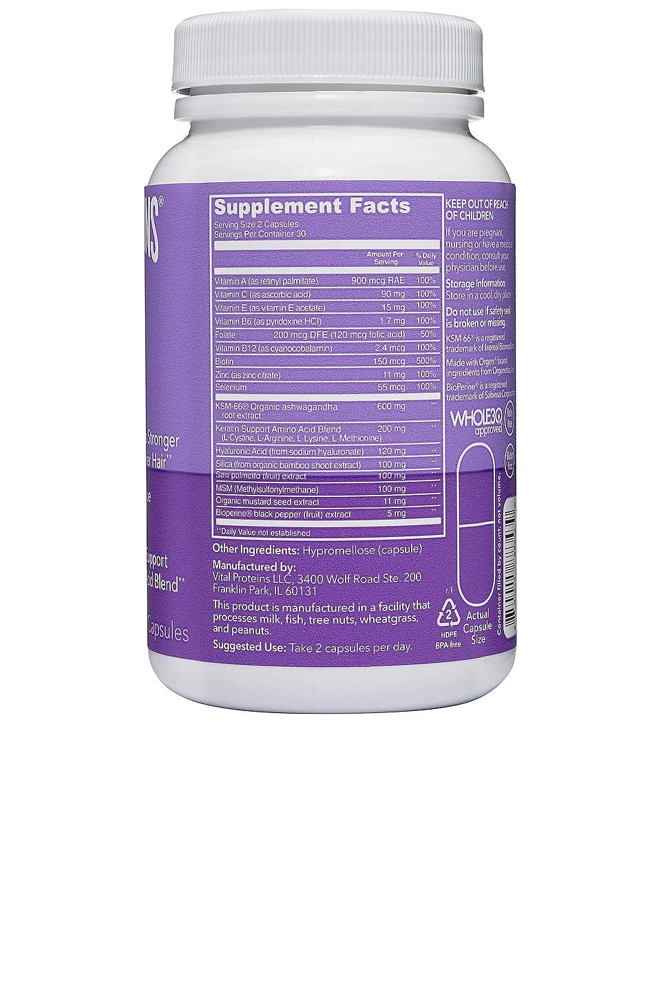 Vital Proteins SUPLEMENTOS HAIR BOOST - Image 3