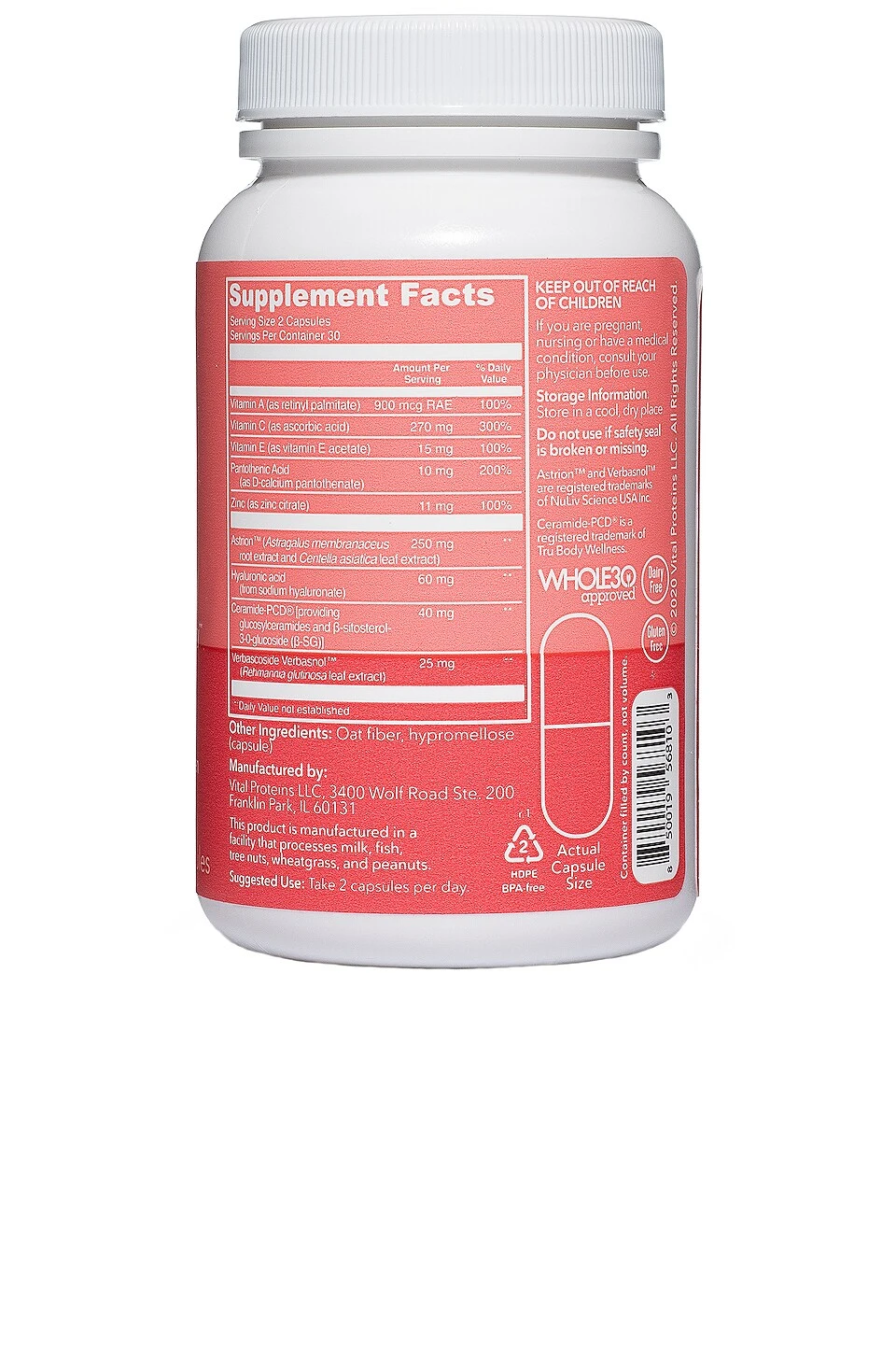 Vital Proteins Radiance Boost Capsules - Image 3